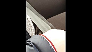 Step mom in leggings public car fuck with step son