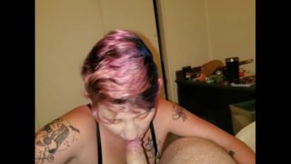 NEW! Punk rock girl throat fucked til she cries