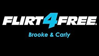 Flirt4Free - Brooke & Carly - Sexy Blonde Plays with Cute Chubby Lesbian