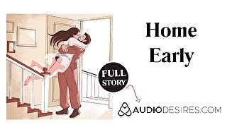 Romantic Coming Home Story  Erotic Audio Story  Couple Sex  ASMR Audio Porn for Women
