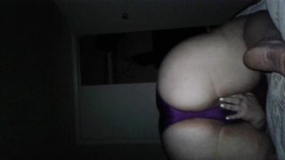 Teen BBW Purple Panties Can Barley Hold Her Fat Pussy
