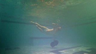 Swimming in clothes underwater