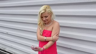 Goddess Alex Little Gets Car Fucked By A Stranger In A POV Video.