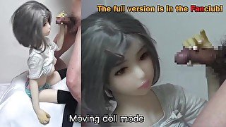 動くドールに興奮して大量射精/I was excited by the automatically moving doll and ejaculated a lot.