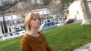 Blonde french Mom Pickup and Anal Fuck