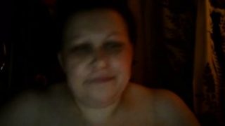 Hot Russian mature mom Maria play on skype