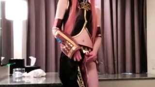 Amateur Asian CD cosplay jo