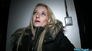 Public Agent - Blondie Babe Takes A Mouthful Of Stranger's Cum Load 2 - Miriam Pink