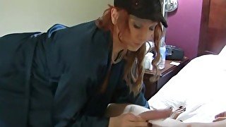 Big tit redhead wife cheating on her husband in a hotel