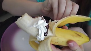 quote asmr quote banana eating