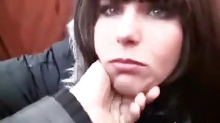 Busty GF Takes Big Load in The Parking Lot