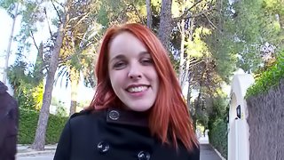Redhead Doll With Small Tits In Panties Gets Her Pussy Licked