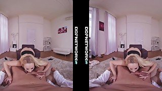 Naughty VR sex therapist Angel Wicky sucks & rides your veiny dick in POV