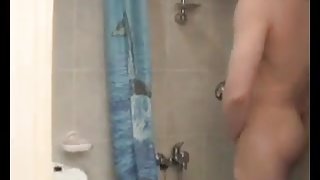 Woman Sucking Cock In The Bathroom