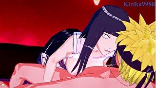 Hinata Hyuga and Naruto Uzumaki have deep sex in a love hotel. - Naruto Hentai