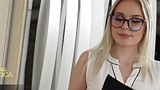 GIRLSRIMMING - Nice blonde Mimi Cica gives a wonderful rimjob