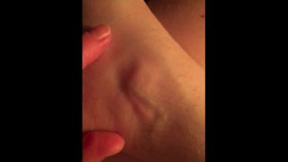 My Veiny Foot - Touching the Veins to Demonstrate the Flow