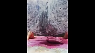 Pissing pants and masturbate real orgasm hairy pussy and ass pee chubby