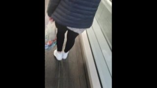 Step mom wears thongs under leggings get fucked by step son 