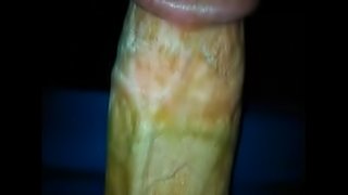 Super thick long white cock