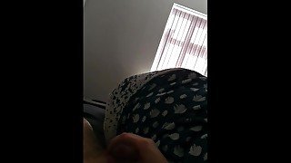 Step mom perfect handjob with sexy nails before step son woke up