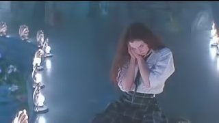 Sexy Mia Kirshner Performing a Hot Striptease In a School Outfit