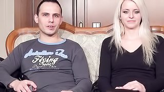 Shaved czech amateur couple