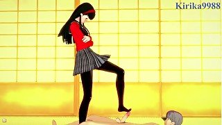 Yukiko Amagi and Yu Narukami have deep fucking in a Japanese-style room. - Persona 4 Hentai