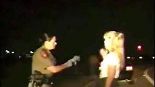 Real Police Woman Stop & Search Pussy & Ass