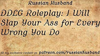 Daddy Roleplay: I Will Slap Your Ass for Every Wrong You Do
