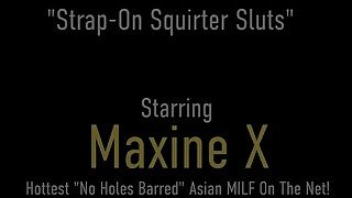 Slutty Oriental Maxine X Gets Bound, Slapped, Hung Upside Down N Cummed On!