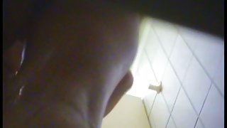 Sexy amateur showering body and dressing up on voyeur cam