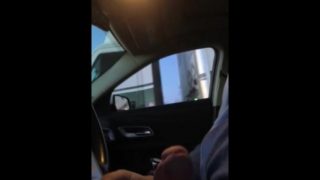 Truck Drivers catch guy playing with Fat Cock (Flashing)