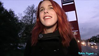 Spanish Redhead Gives Stranger A Ride On Her Bubble Ass 1 - Public Agent