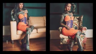 Goddess Anuskatzz sexy erotic photoshooting / from Lily Lu filmz