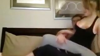 Busty GF Watches Herself Get Pounded