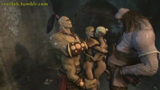 3d cassie cage and sonya fucked by monsters