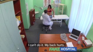 FakeHospital Busty sexy milf gets fucked on the examining table after strik