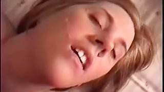 Blonde Babe Sucks a Dick and Enjoys Herself