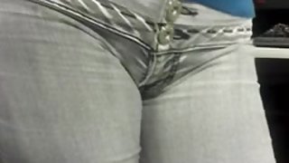 cameltoe companera del trabajo 2