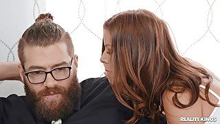 Sex starved MILF Alexis Fawx wanna fuck bearded hipster