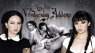 Ramon Nomar & Necro Nicki & Judas in Very Adult Wednesday Addams - Afterparty Scene