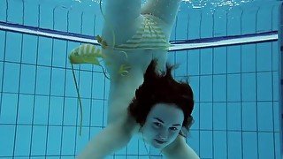 Little tits teen Lada underwater naked