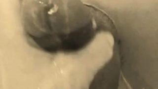 homemade gloryhole handjob with big cumshot