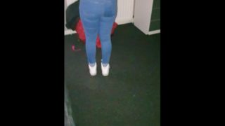 Step mom after work Fucked through Jeans by step son better than dad 