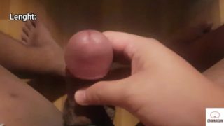 Dick Measurement before Penis Enlargement Training + bonus clip