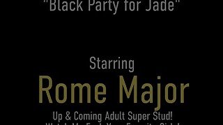 Big Stud Rome Major N His 3 Friends Cover Horny Blonde Jade Jamison In Cum!