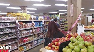 Aria Carson picks up Jon Jon from grocery store and girls wild