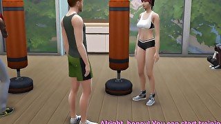 DDSims - Wife Fucked at Gym while Husband Watches - Sims 4