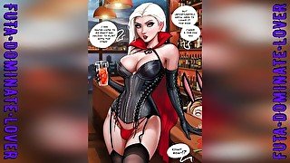 [2D Comic] Dickgirls Halloween Party At Frozen Inc